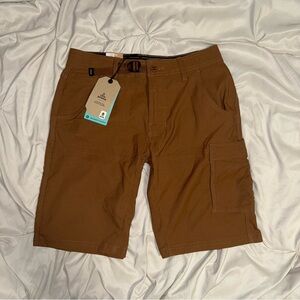 PRANA Stretch Zion Short II Men’s 28 Cargo Hiking Outdoor Nylon Hybrid NWT 10”